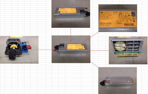 Блок живлення HP Power Supply 800W Titanium (DLЗ60/DLЗ80/MLЗ50) 754378-001