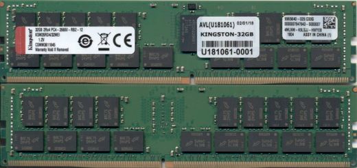 Kingston 32Gb DDR4-2666 PC4-21300 RDIMM ECC Registered