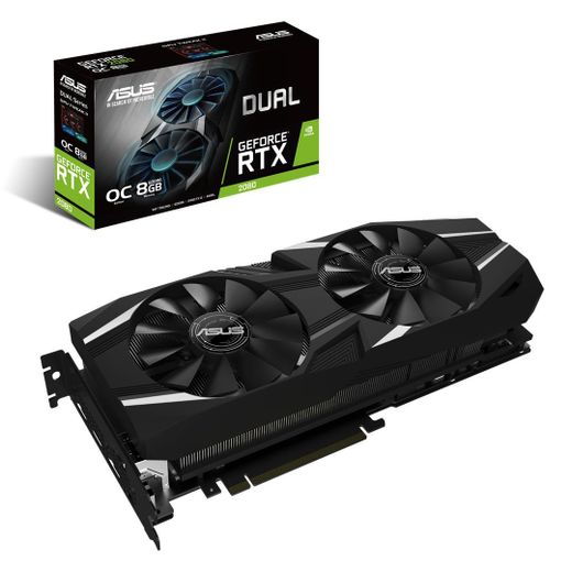 ASUS DUAL RTX 2080 EVO (8Gb / GDDR6 / 256bit / 2944 CUDA)
