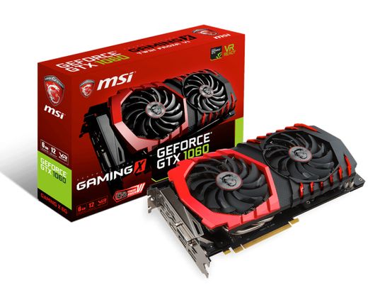 MSI GTX 1060 ARMOR V1 (3Gb / GDDR5 / 192 bit / 1152 CUDA)
