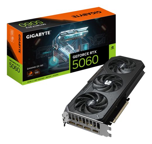 GIGABYTE RTX 5060 GAMING OC (8Gb / GDDR7 / 128bit / 3840 CUDA)