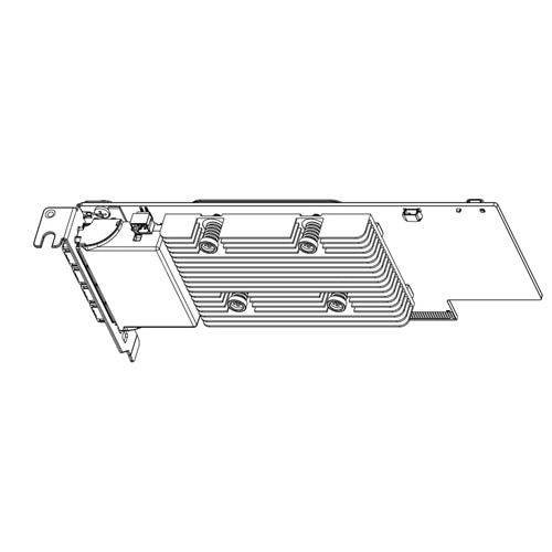 Контролер HBA Dell HBA465e 24Gb/s External SAS