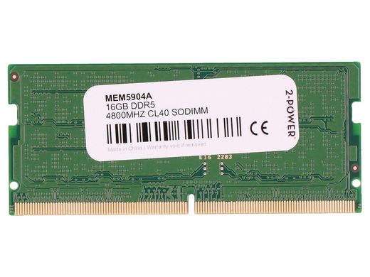 Crucial 16Gb DDR5-4800 PC5-38400 SODIMM Non-ECC Small Outline