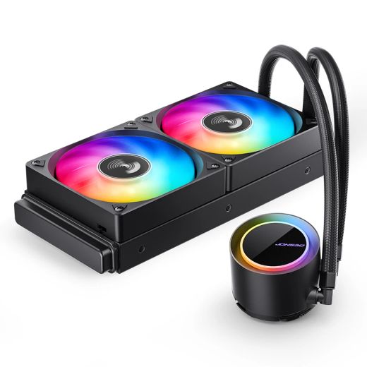 JONSBO Система водяного охолодження процесору JONSBO TG-240 Black 250W TDP