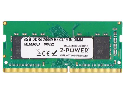 Crucial 8Gb DDR4-2666 PC4-21300 SODIMM Non-ECC Small Outline