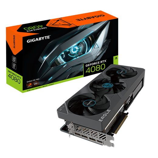 GIGABYTE RTX 4080 EAGLE (16Gb / GDDR6X / 256 bit / 9728 CUDA)