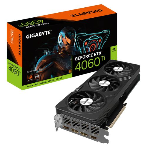 GIGABYTE RTX 4060 Ti GAMING OC (16Gb / GDDR6 / 128bit / 4352 CUDA)