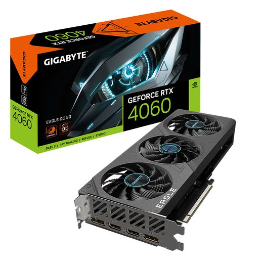 GIGABYTE RTX 4060 EAGLE OC (8Gb / GDDR6 / 128bit / 3072 CUDA)