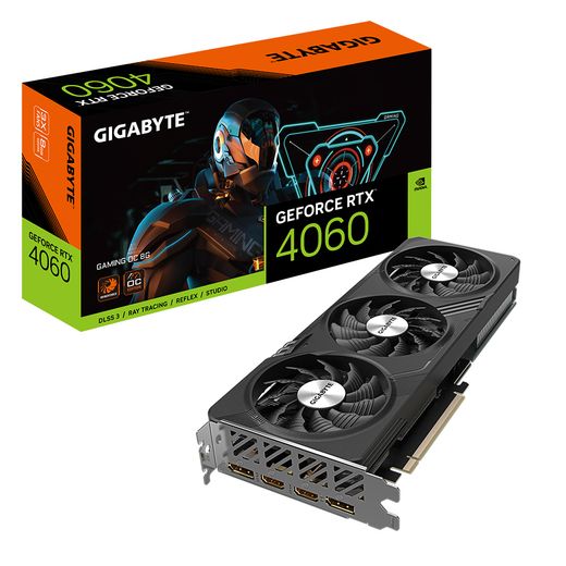 GIGABYTE RTX 4060 GAMING OC (8Gb / GDDR6 / 128bit / 3072 CUDA)