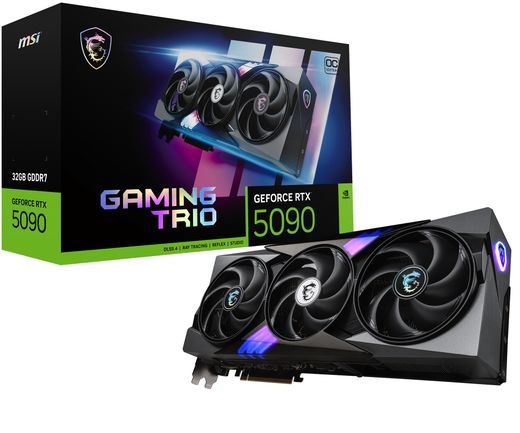 MSI RTX 5090 GAMING TRIO OC (32Gb / GDDR7 / 512 bit / 21760 CUDA)