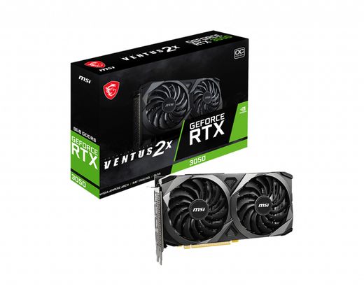 MSI RTX 3050 VENTUS 2X (8Gb / GDDR6 / 128bit / 2560 CUDA)