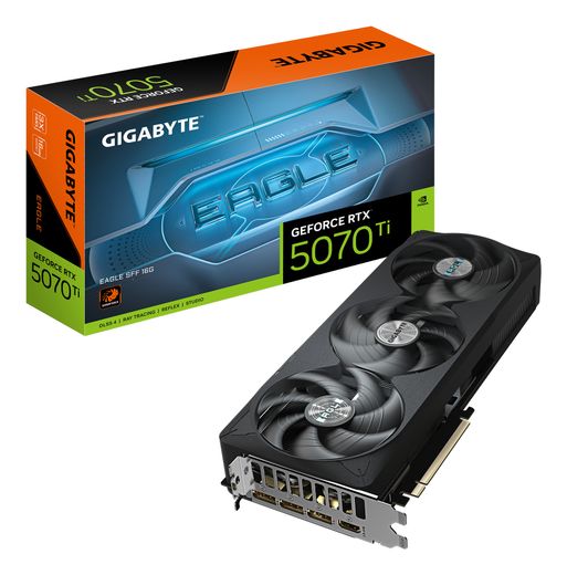 GIGABYTE RTX 5070 Ti EAGLE OC SFF (16Gb / GDDR7 / 256 bit / 8960 CUDA)