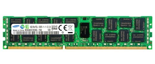Samsung 16Gb DDR3-1600 PC3L-12800R RDIMM ECC Registered