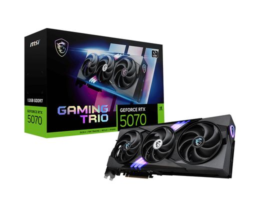 MSI RTX 5070 GAMING TRIO OC (12Gb / GDDR7 / 192 bit / 6144 CUDA)
