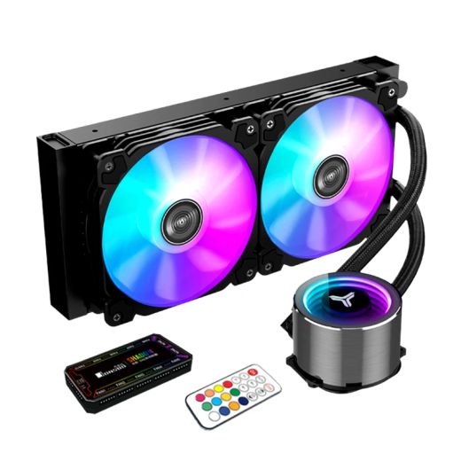 JONSBO Система водяного охолодження процесору JONSBO SHADOW 240 ARGB Black