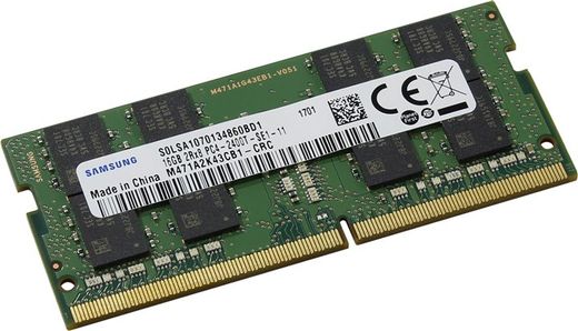 Samsung 16Gb DDR4-2400 PC4-19200 SODIMM Non-ECC Small Outline