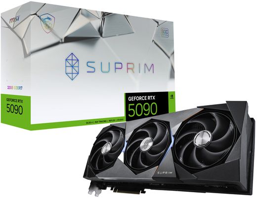 MSI RTX 5090 SUPRIM LIQUID SOC (32Gb / GDDR7 / 512 bit / 21760 CUDA)