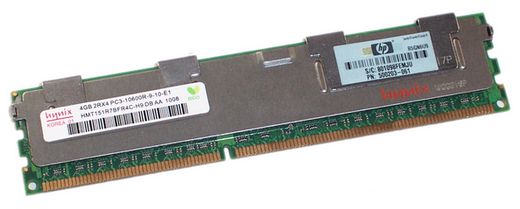 HP OEM 4Gb DDR3-1333 PC3-10600R RDIMM ECC Registered