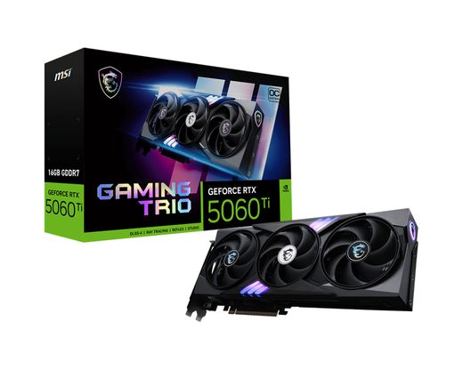 MSI RTX 5060 Ti GAMING TRIO OC (16Gb / GDDR7 / 128bit / 4608 CUDA)