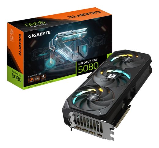 GIGABYTE RTX 5080 GAMING OC (16Gb / GDDR7 / 256 bit / 10752 CUDA)