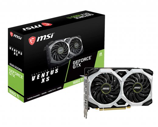 Nvidia MSI GeForce GTX 1660 Ti Ventus (6Gb / GDDR6 / 192bit / 1536 CUDA)