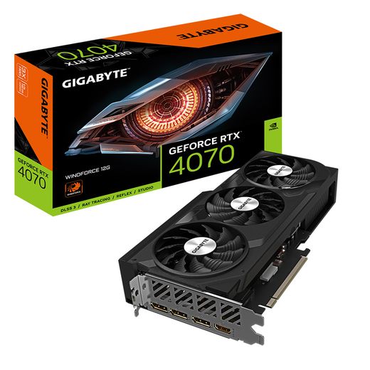 GIGABYTE RTX 4070 WINDFORCE (12Gb / GDDR6X / 192 bit / 5888 CUDA)