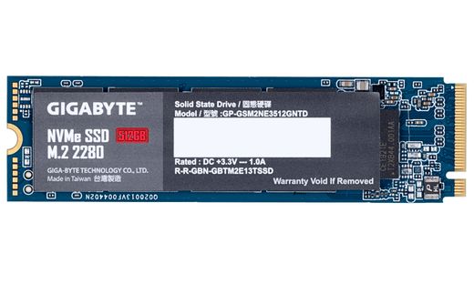 Gigabyte 512Gb NVMe M.2 Gen3x4