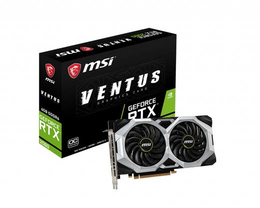 MSI RTX 2060 VENTUS (6Gb / GDDR6 / 192bit / 1920 CUDA)