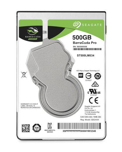 Seagate BarraCuda 500Gb 7200 об/хв 6 Gbit/s