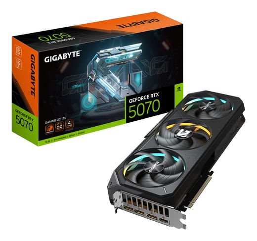 GIGABYTE RTX 5070 GAMING OC (12Gb / GDDR7 / 192 bit / 6144 CUDA)