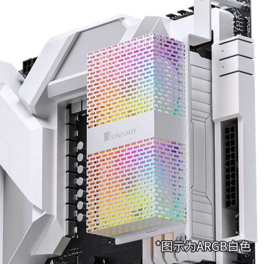 Кулер Jonsbo NF-1 ARGB White Memory Heat Sink для оперативної пам яті