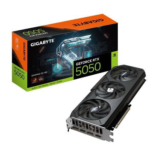 GIGABYTE RTX 5050 GAMING OC 8G (8Gb / GDDR6 / 128bit / 2560 CUDA)