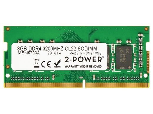 Crucial 8Gb DDR4-3200 PC4-25600 SODIMM Non-ECC Small Outline