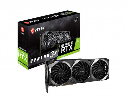 MSI RTX 3070 VENTUS 3X (8Gb / GDDR6 / 256bit / 5888 CUDA)