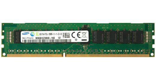 Samsung 8Gb DDR3-1600 PC3L-12800 1Rx4 RDIMM ECC Registered