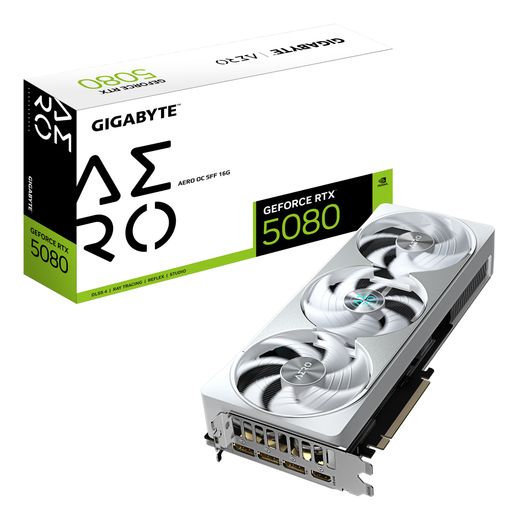 GIGABYTE RTX 5080 AERO OC SFF (16Gb / GDDR7 / 256 bit / 10752 CUDA)