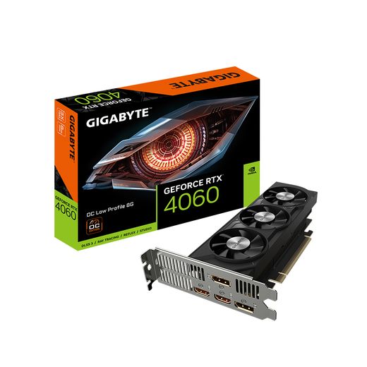 GIGABYTE RTX 4060 Low Profile OC (8Gb / GDDR6 / 128bit / 3072 CUDA)