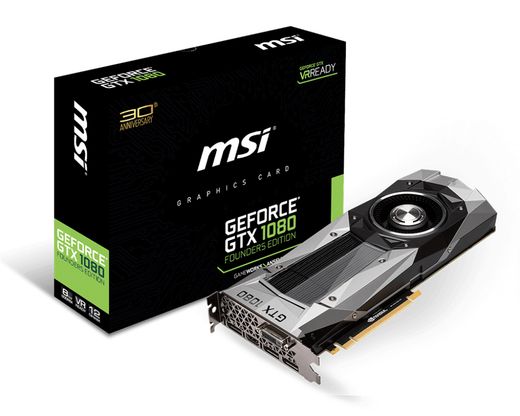 Nvidia GeForce GTX 1080 (8Gb / GDDR5X / 256 bit / 2560 CUDA) Founders Edition