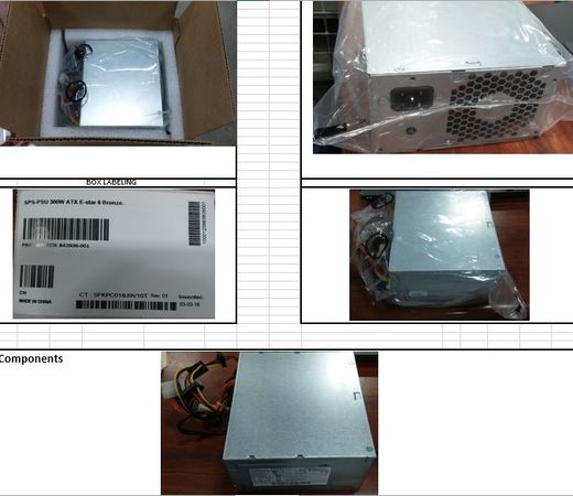 Блок живлення HP 350W ML10