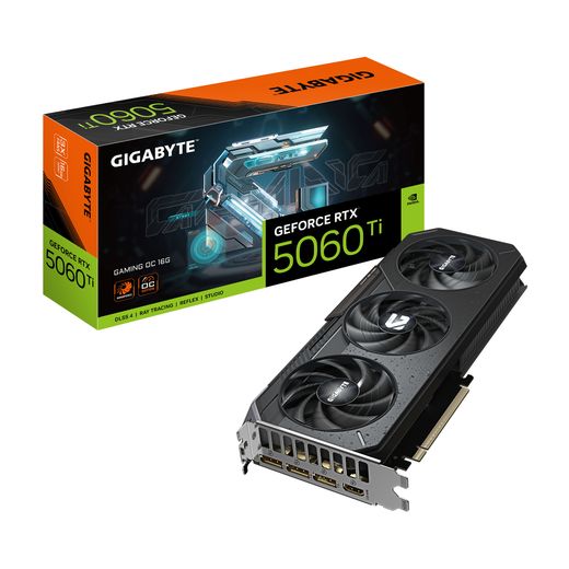 GIGABYTE RTX 5060 Ti GAMING OC (16Gb / GDDR7 / 128bit / 4608 CUDA)