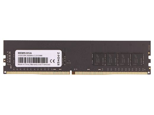 Crucial 32Gb DDR4-2666 PC4-21300 UDIMM Non-ECC Unbuffered