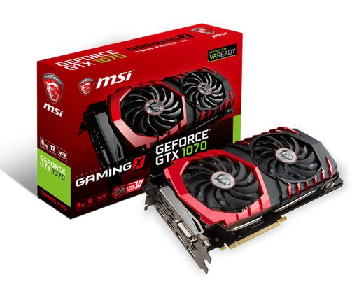 MSI GTX 1070 GAMING X (8Gb / GDDR5 / 256 bit / 1920 CUDA)