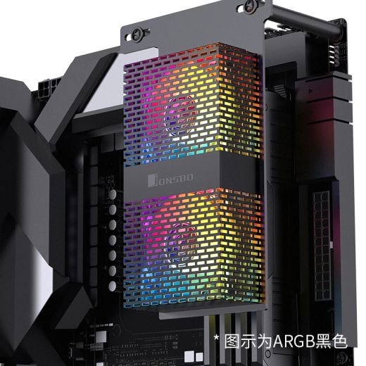 Кулер Jonsbo NF-2 ARGB Black Memory Heat Sink для оперативної пам яті
