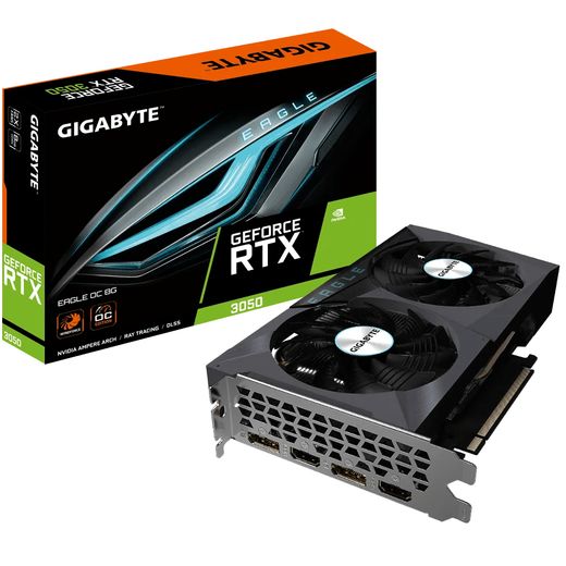 GIGABYTE RTX 3050 GAMING (8Gb / GDDR6 / 128bit / 2560 CUDA)