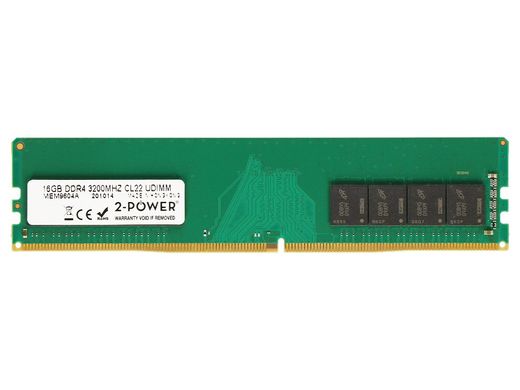 Crucial 16Gb DDR4-3200 PC4-25600 UDIMM Non-ECC Unbuffered